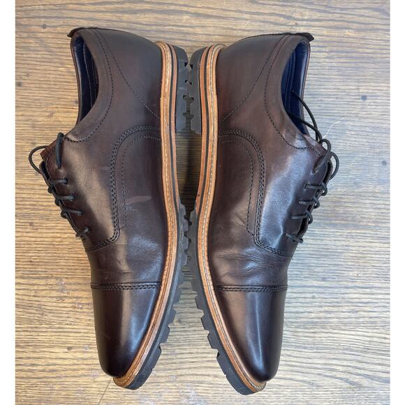 Cole Haan Grand 360 - Raymond - Men\'s 10, Cap Toe Shoes, Dark Coffee EXCELLENT main image 10